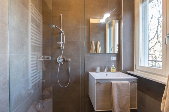 Bathroom 1 — San Siro House apartment, Milan